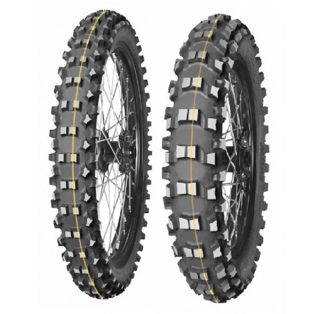 MITAS OPONA 120/90-18 TERRA FORCE-EX SM SUPER (ŻÓŁTY PASEK) 65R TT TYŁ DOT 08/2025 (460119) (ZAMIENNIK:70000157,70000219)