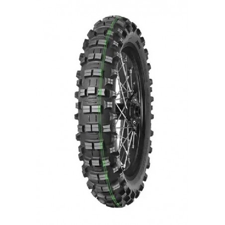 MITAS OPONA 140/80-18 TERRA FORCE-EF SUPER SOFT 70M TT (PODWÓJNY ZIELONY PASEK) TYŁ DOT 13/2025(zamiennik:70000198) (460072)