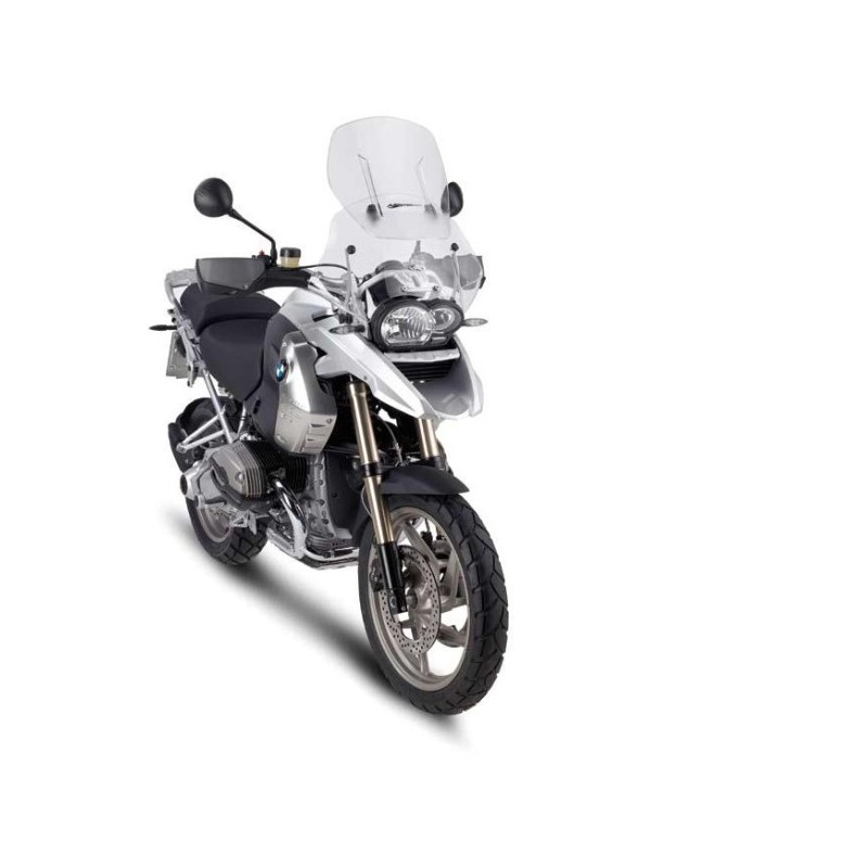 KAPPA SZYBA (DWUCZĘŚCIOWA KOMPLETNA) BMW R 1200 GS (04-12) REGULOWANA AIRFLOW PRZEZROCZYSTA - ZASTĘPUJE KAF330