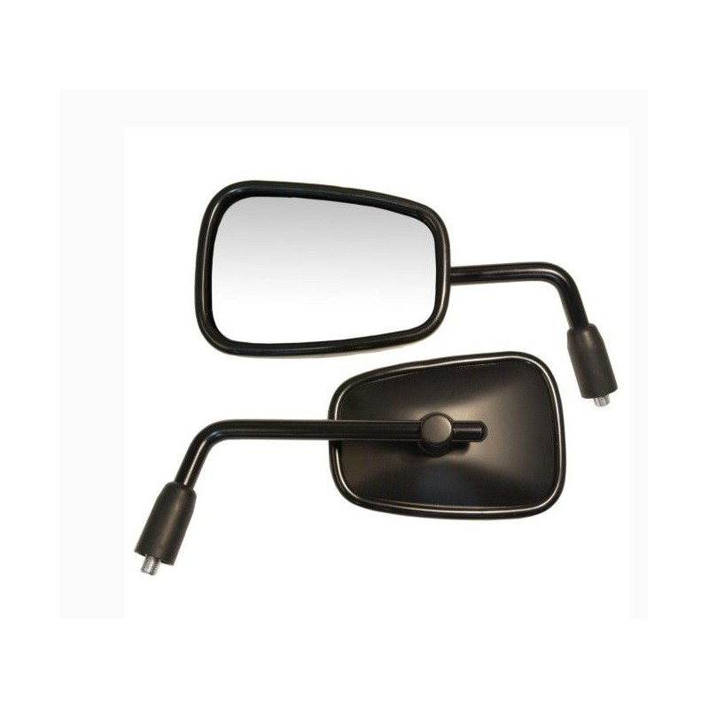 EMGO 2025/02 LUSTERKO KAWASAKI Z 125 PRO '14-'16 PRAWE (OEM: 56001-0313) KOLOR CZARNY (WZÓR ORYGINAŁU) (HOMOLOGACJA)