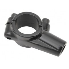 EMGO 2025/02 UCHWYT LUSTERKA Z OBEJMĄ NA KIEROWNICĘ 22MM (7/8") KOLOR CZARNY (OTWÓR 10MM)