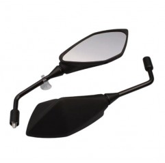 EMGO 2025/02 LUSTERKO KAWASAKI Z 800 '16-18, Z 900 '17-18, KLE 300 VERSYS X '17-18 LEWE (OEM: 56001-0299) KOLOR CZARNY (WZÓR ORY