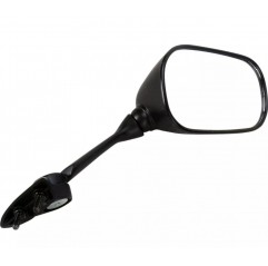 EMGO 2025/02 LUSTERKO YAMAHA YZF R1 '09-'14 PRAWE (OEM: 14B-26290-00) KOLOR CZARNY (WZÓR ORYGINAŁU) (HOMOLOGACJA)