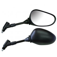 EMGO 2025/02 LUSTERKO YAMAHA XJ6N '14-'16, FZ8 FAZER '13-'15 LEWE(OEM: 20S-26290-10) KOLOR CZARNY (WZÓR ORYGINAŁU) (HOMOLOGACJA)