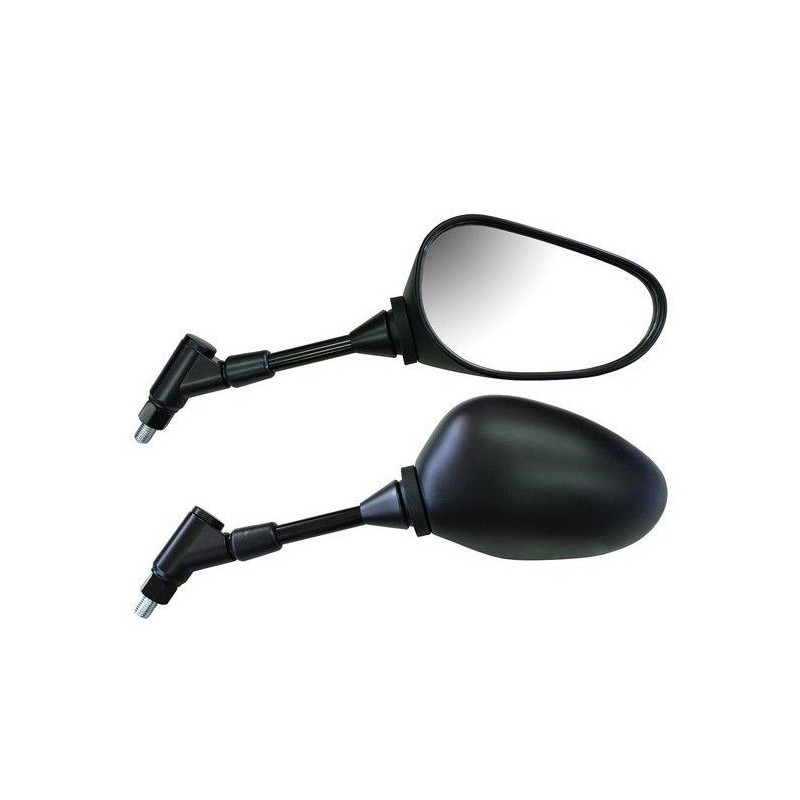 EMGO 2025/02 LUSTERKO YAMAHA XJ6N '14-'16, FZ8 FAZER '13-'15 LEWE(OEM: 20S-26290-10) KOLOR CZARNY (WZÓR ORYGINAŁU) (HOMOLOGACJA)