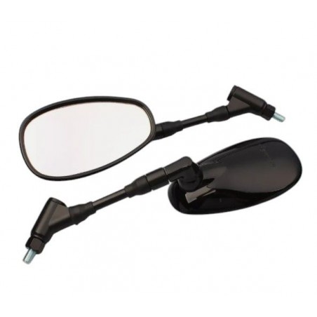 EMGO 2025/02 LUSTERKO YAMAHA XSR 900 '16-'18 PRAWE (OEM: 1B3-26290-20) KOLOR CZARNY (WZÓR ORYGINAŁU) (HOMOLOGACJA)