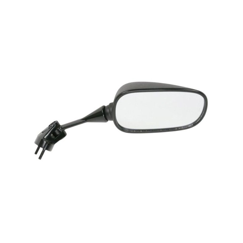 EMGO 2025/02 LUSTERKO KAWASAKI ZX-6R 636 '05-'06, ZX-10R '04-'07 PRAWE (OEM: 56001-0006) KOLOR CZARNY (WZÓR ORYGINAŁU) (HOMOLOGA