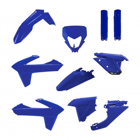 POLISPORT KOMPLET PLASTIKÓW (FULL KIT) SHERCO SE/SEF '25-'26 W ZESTAWIE OSŁONA LAMPY (8681100003) I OSŁONY AMORTYZATORÓW (839860