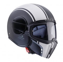 CABERG (2021/2022) KASK OTWARTY JET MODEL GHOST LEGEND KOLOR CZARNY MAT/BIAŁY ROZMIAR L