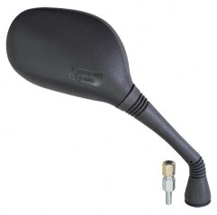 EMGO 2025/02 LUSTERKO YAMAHA XC 125 '05-'12 PRAWE (OEM: 5ML-F6290-00/10/11/12) KOLOR CZARNY (WZÓR ORYGINAŁU) (HOMOLOGACJA)