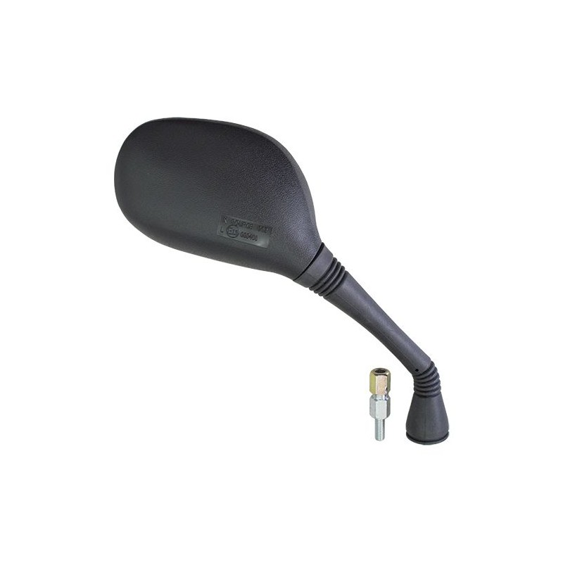 EMGO 2025/02 LUSTERKO YAMAHA XC 125 '05-'12 PRAWE (OEM: 5ML-F6290-00/10/11/12) KOLOR CZARNY (WZÓR ORYGINAŁU) (HOMOLOGACJA)