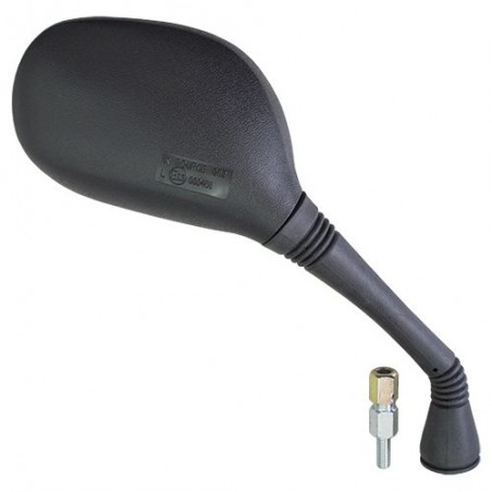 EMGO 2025/02 LUSTERKO YAMAHA XC 125 '05-'12 PRAWE (OEM: 5ML-F6290-00/10/11/12) KOLOR CZARNY (WZÓR ORYGINAŁU) (HOMOLOGACJA)