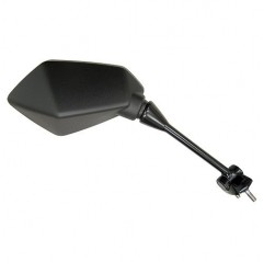 EMGO 2025/02 LUSTERKO KAWASAKI EX 650 NINJA '09-'11 PRAWE (OEM: 56001-0143) KOLOR CZARNY (WZÓR ORYGINAŁU)