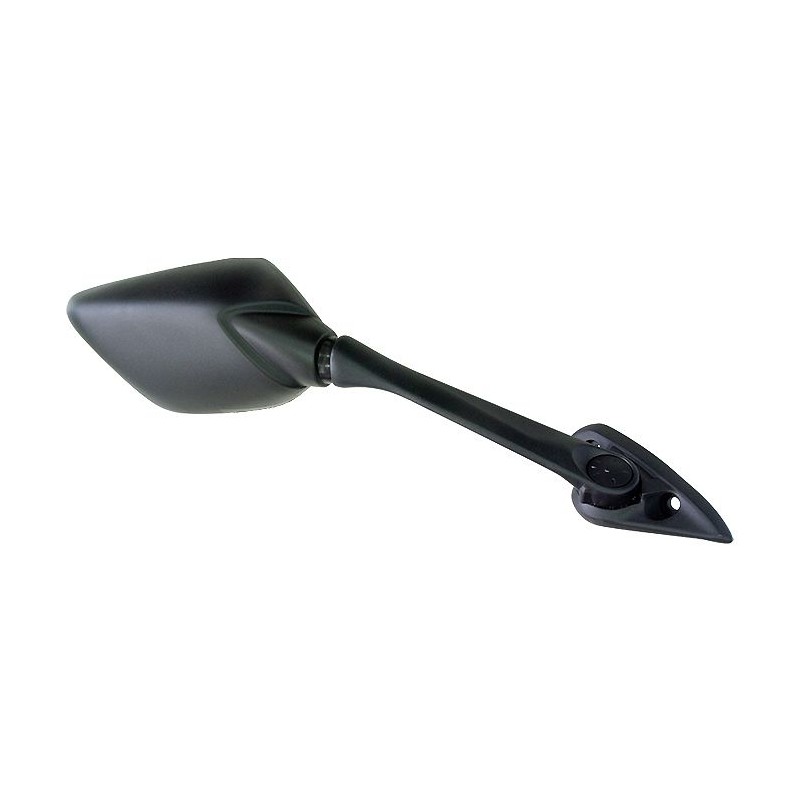 EMGO 2025/02 LUSTERKO YAMAHA YZF R3 '15-'18 PRAWE (OEM: 1WD-F2690-10-00) KOLOR CZARNY (WZÓR ORYGINAŁU) (HOMOLOGACJA)