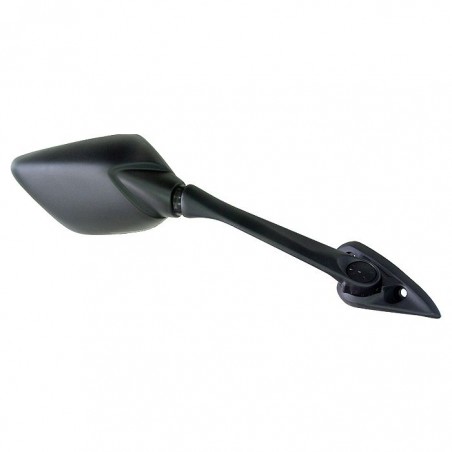 EMGO 2025/02 LUSTERKO YAMAHA YZF R3 '15-'18 PRAWE (OEM: 1WD-F2690-10-00) KOLOR CZARNY (WZÓR ORYGINAŁU) (HOMOLOGACJA)