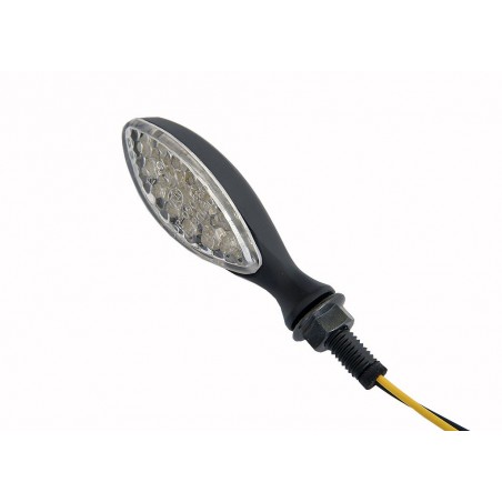 EMGO 2025/02 KIERUNKOWSKAZY LED UNIWERSALNE (PARA) (DŁUGOŚĆ 7 CM / 5,5 CM) KOLOR CZARNY (HOMOLOGACJA)