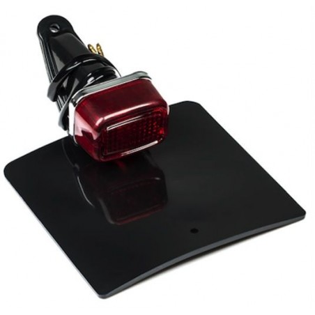 EMGO 2025/02 LAMPA TYLNA ENDURO CLASSIC Z MOCOWANIEM TABLICY REJESTRACYJNEJ KOLOR CZARNY