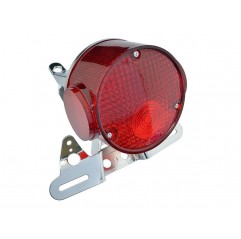 EMGO 2025/02 LAMPA TYLNA Z CHROMOWANYM MOCOWANIEM TABLICY REJESTRACYJNEJ YAMAHA RD 200 '74-'75, RD 250 '73-'75, TX 650 '73-'74, 