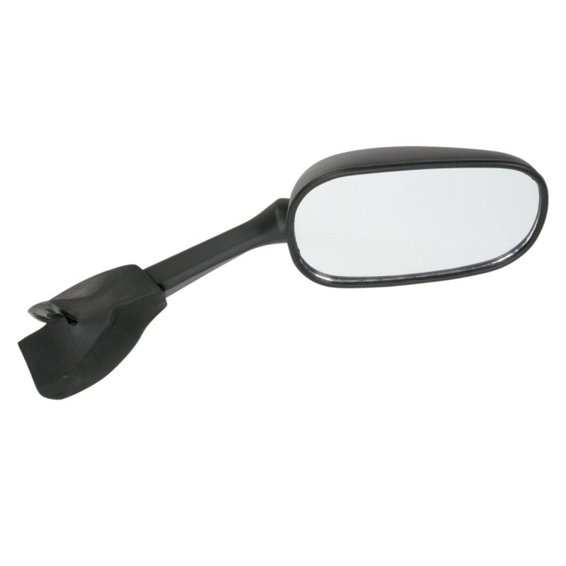 EMGO 2025/02 LUSTERKO YAMAHA FZ6 (FZ6 S) FAZER '04-'06 PRAWE (OEM: 5VX-26290-00) KOLOR CZARNY (WZÓR ORYGINAŁU) (HOMOLOGACJA)