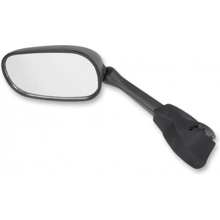EMGO 2025/02 LUSTERKO YAMAHA FZ6 (FZ6 S) FAZER '04-'06 LEWE (OEM: 5VX-26280-00) KOLOR CZARNY (WZÓR ORYGINAŁU) (HOMOLOGACJA)