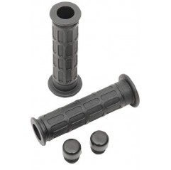 EMGO 2025/02 MANETKI (GRIPY) HONDA WZÓR OEM (53166-390-780) KOLOR CZARNY (Z OTWOREM I KORKIEM)