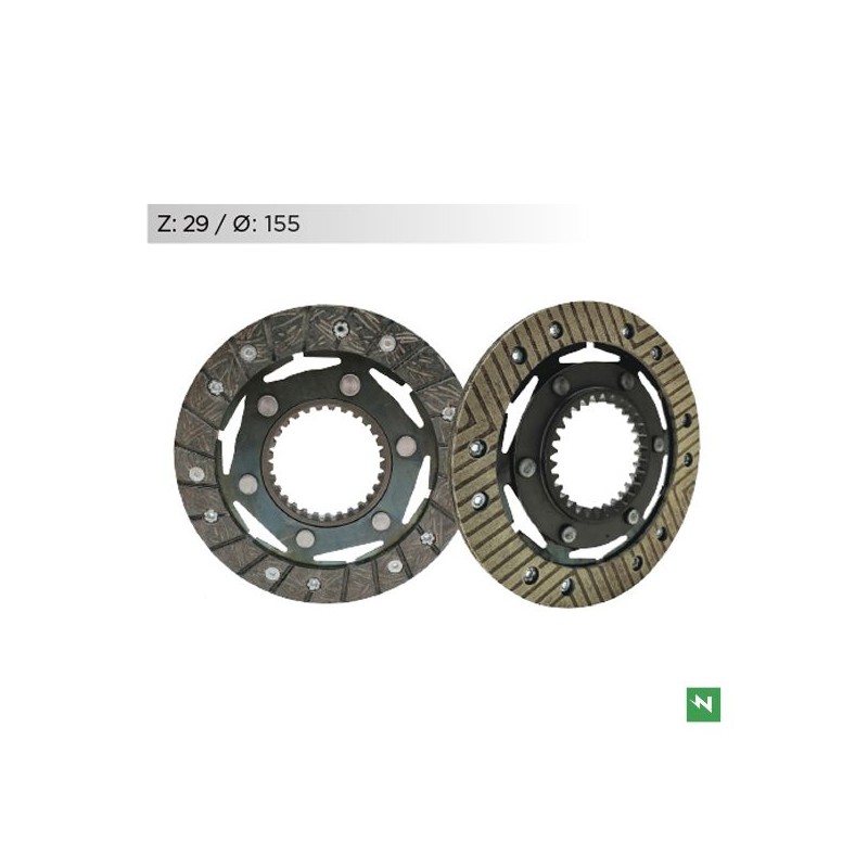 NEWFREN TARCZE SPRZĘGŁOWE MOTO GUZZI 850/940/1000/1100/1200 (EBS-0) (SUCHE SPRZĘGŁO) (DWIE TARCZE) (WZMOCNIONE)