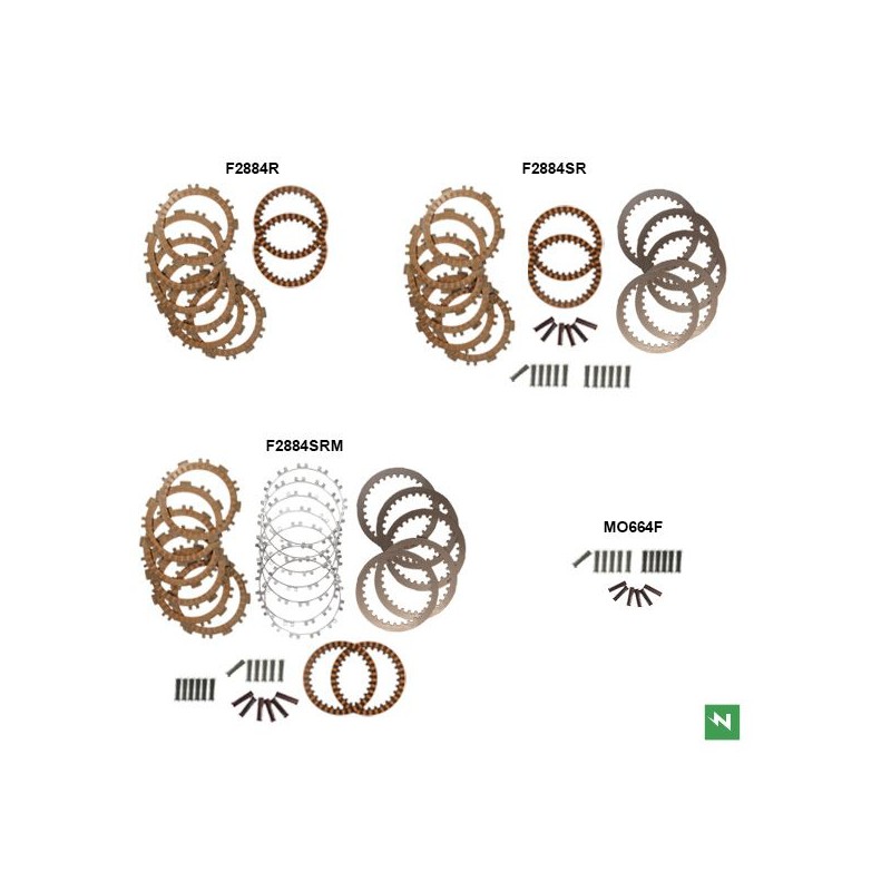 NEWFREN ZESTAW TARCZE SPRZĘGŁOWE Z PRZEKŁADKAMI RACING YAMAHA XP 530 T-MAX '12-'19 XP 560 T-MAX '20-'25 KYMCO AK 550 '17-'25