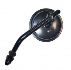 EMGO 2025/02 LUSTERKO HARLEY DAVIDSON 3" OKRĄGŁE KOLOR CZARNY PRAWE / LEWE (GWINT PRAWY M10)