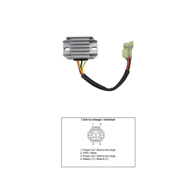 DZE REGULATOR NAPIĘCIA SUZUKI RMZ 250 '10-'17 RMZ 450 '08-'17 (32800-28H00) (12A)