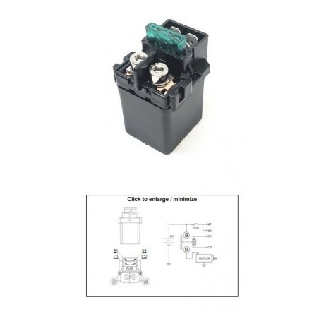 DZE PRZEKAŹNIK ROZRUSZNIKA KAWASAKI KVF 650 BRUTE FORCE '05-'13 KVF 650 PRAIRE '02-'03 KFX 700 '04-'09 KVF 700 PRAIRE '04-'06 (O