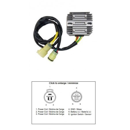 DZE REGULATOR NAPIĘCIA HONDA TRX 350 FOUR TRAX '86-'92 (31600-HA7-921)