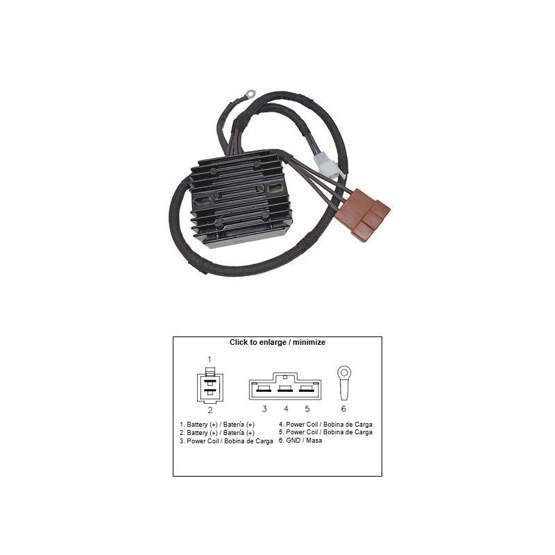 DZE REGULATOR NAPIĘCIA KTM 125/200/250/390 DUKE '21- HUSQVARNA 125/200/250/401 SVARTPILEN '20- (28111034000)