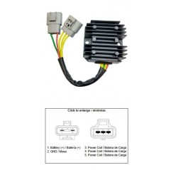 DZE REGULATOR NAPIĘCIA BENELLI TNT 250 TRK 250 BN 250 (299066080010 29906N490000)