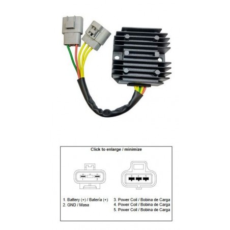 DZE REGULATOR NAPIĘCIA BENELLI TNT 250 TRK 250 BN 250 (299066080010 29906N490000)