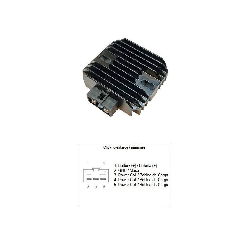 DZE REGULATOR NAPIĘCIA BENELLI BN 125 IMPERIAL 400 KEEWAY 125 KRK (299064540000)