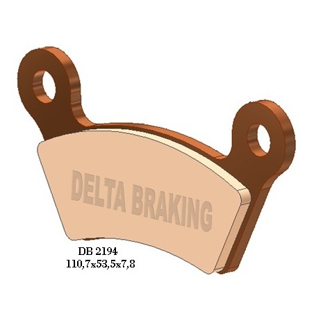 DELTA BRAKING KLOCKI HAMULCOWE KH473 CAN-AM SPYDER RS / RS-S / RT / RT LTD / RT-S '10-12, RS SE5 / SM5 '08-09 TYŁ STRONA LEWA - 