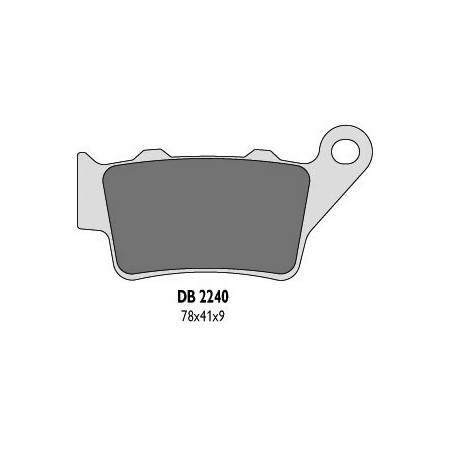DELTA BRAKING KLOCKI HAMULCOWE KH208 TYŁ BREMBO (KTM) - ZASTĘPUJĄ DB2240MX-D ORAZ DB2240QD-D