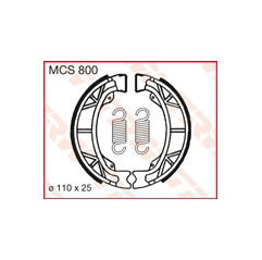 TRW LUCAS SZCZĘKI HAMULCOWE (110X25MM) (H303)