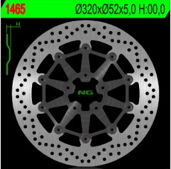 NG TARCZA HAMULCOWA PRZÓD KTM DUKE 690 R/ABS '14-'16 (320X52X5MM) (5X8,5MM) PŁYWAJĄCA