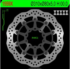 NG TARCZA HAMULCOWA PRZÓD KAWASAKI Z 1000 ABS 15-17, Z 1000 15-17, ZS6R 13-17, Z800 12-18, GTR 1400 07-18, ZZR 1400 06-18 (310X8