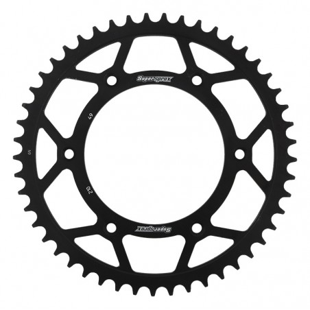 SUPERSPROX ZĘBATKA TYLNA 289 49 HONDA CR/CRF/XR '83-'16 (JTR210.49) KOLOR CZARNY STALOWA