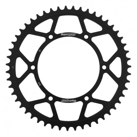 SUPERSPROX ZĘBATKA TYLNA 270 51 YAMAHA YZ/YZF/WRF '99-'18 (JTR251.51) (JTR245/2.51) KOLOR CZARNY STALOWA