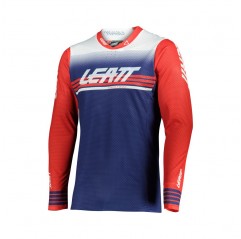 LEATT (NOWOŚĆ 2022) KOSZULKA MOTO 5.5 ULTRAWELD JERSEY ROYAL KOLOR GRANATOWY/CZERWONY ROZMIAR M