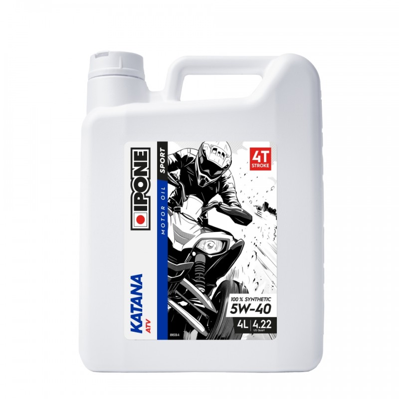 IPONE KATANA ATV 5W40 OLEJ SILNIKOWY 100% SYNTETYK 4L (ESTER, MA2) (AKC) (6) ZASTĘPUJE 800164