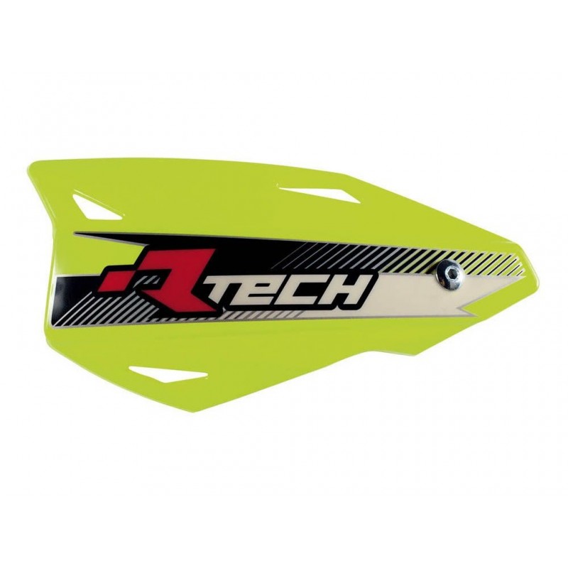 RACETECH OSŁONY RĄK (HANDBARY) VERTIGO CROSS/ENDURO KOLOR ŻÓŁTY NEON (Z MOCOWANIAMI DO KIEROWNICY)