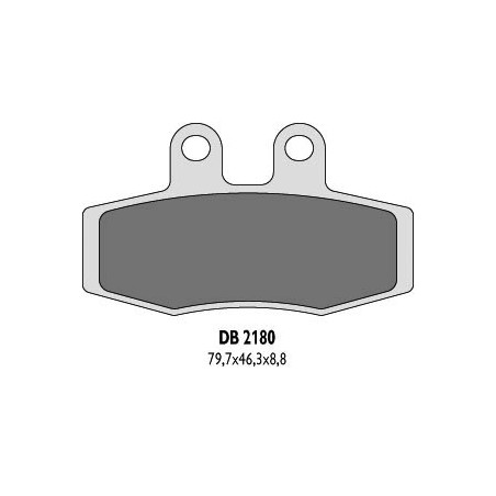 DELTA BRAKING KLOCKI HAMULCOWE KH132 - ZASTĘPUJĄ DB2180MX-D ORAZ DB2180QD-D