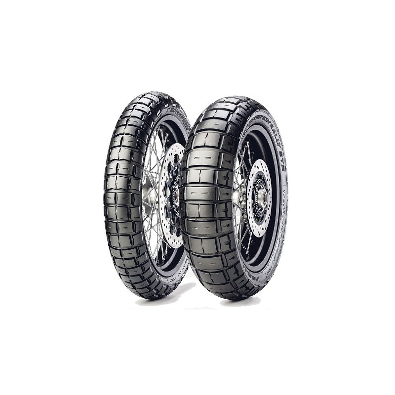PIRELLI OPONA 110/80R19 SCORPION RALLY STR 59V M+S M/C TL PRZÓD DOT 16/2025