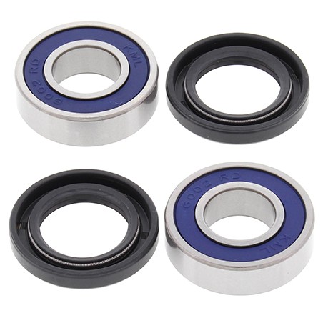 ALL BALLS ŁOŻYSKA KOŁA PRZEDNIEGO Z USZCZELNIACZAMI HONDA NSR125R 93-01, HYOSUNG TE50 , TE90 , SUZUKI LT-50 84-87