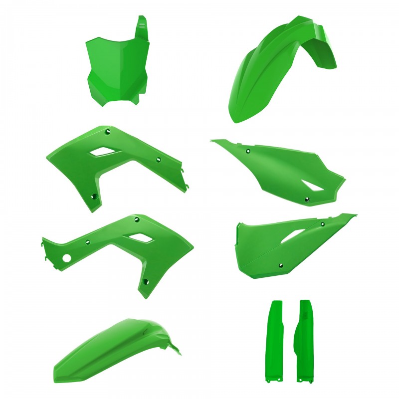 POLISPORT KOMPLET PLASTIKÓW (FULL KIT) KAWASAKI KX 125 '03-'08 KX 250 '03-'08 (RESTYLING NA MODEL 2026) W ZESTAWIE TABLICA PRZED