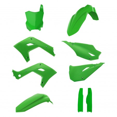 POLISPORT KOMPLET PLASTIKÓW (FULL KIT) KAWASAKI KX 125 '03-'08 KX 250 '03-'08 (RESTYLING NA MODEL 2026) W ZESTAWIE TABLICA PRZED